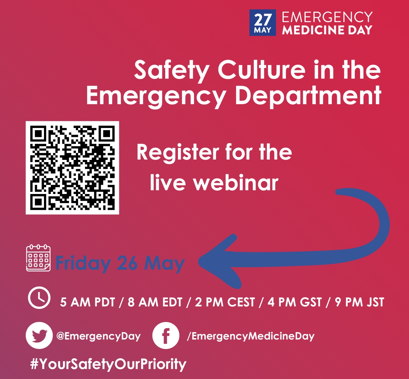 EM-Day webinar on demand: Safety Culture in the ED