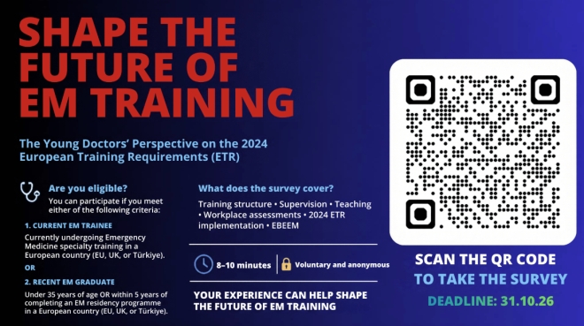 Are you a Young Doctor? Complete this survey to Shape the Future of EM Training!