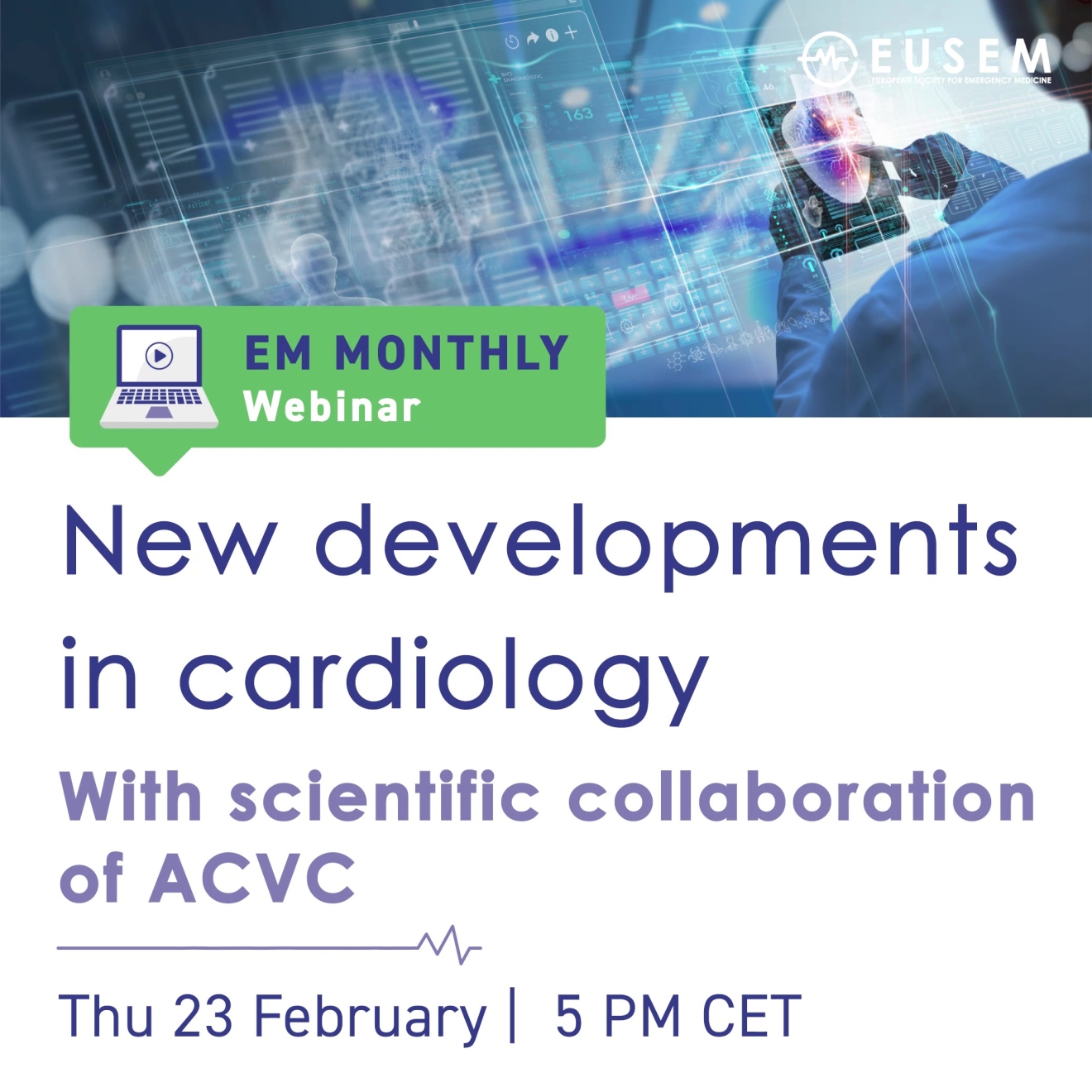 Webinar on demand: New developments in cardiology