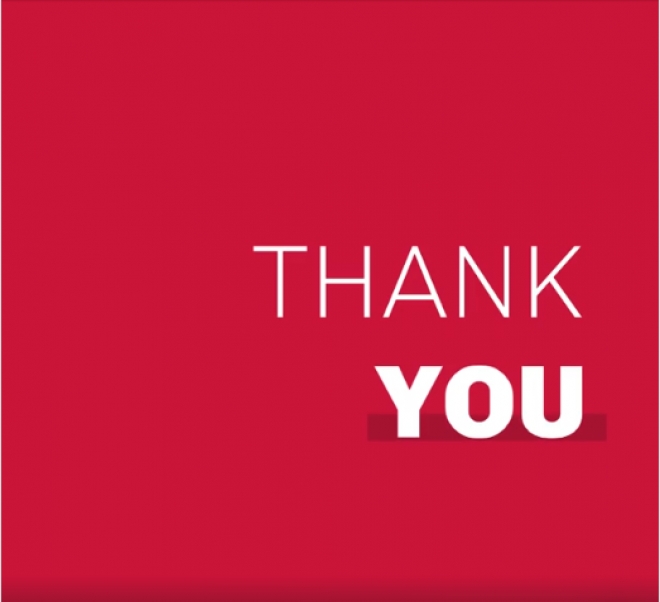 Thank you for your support!