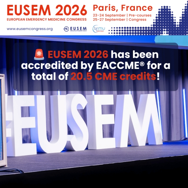 EUSEM 2026 has been accredited with a total of 20.5 CME credits