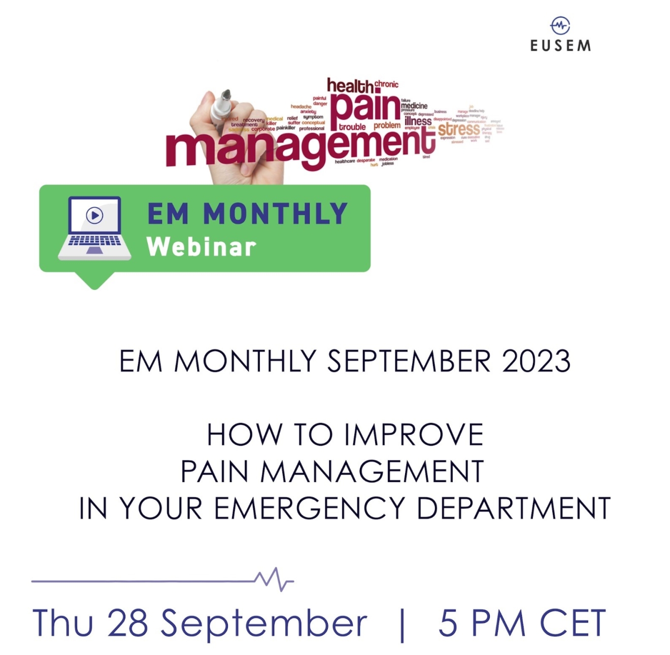 EM Monthly September 2023: How to improve pain management in your Emergency Department