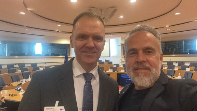 EUSEM President Dr. Robert Leach Joins EU Parliament Discussion on Future Emergency Communications Legislation, Addressing Wartime Response Challenges