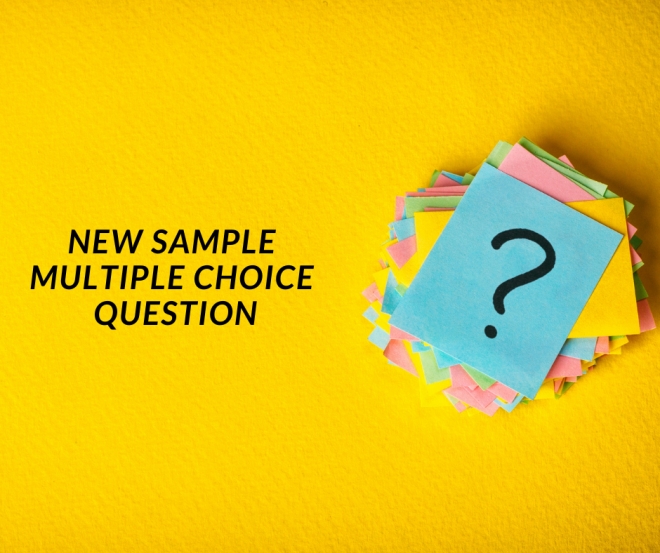 New sample multiple choice questions